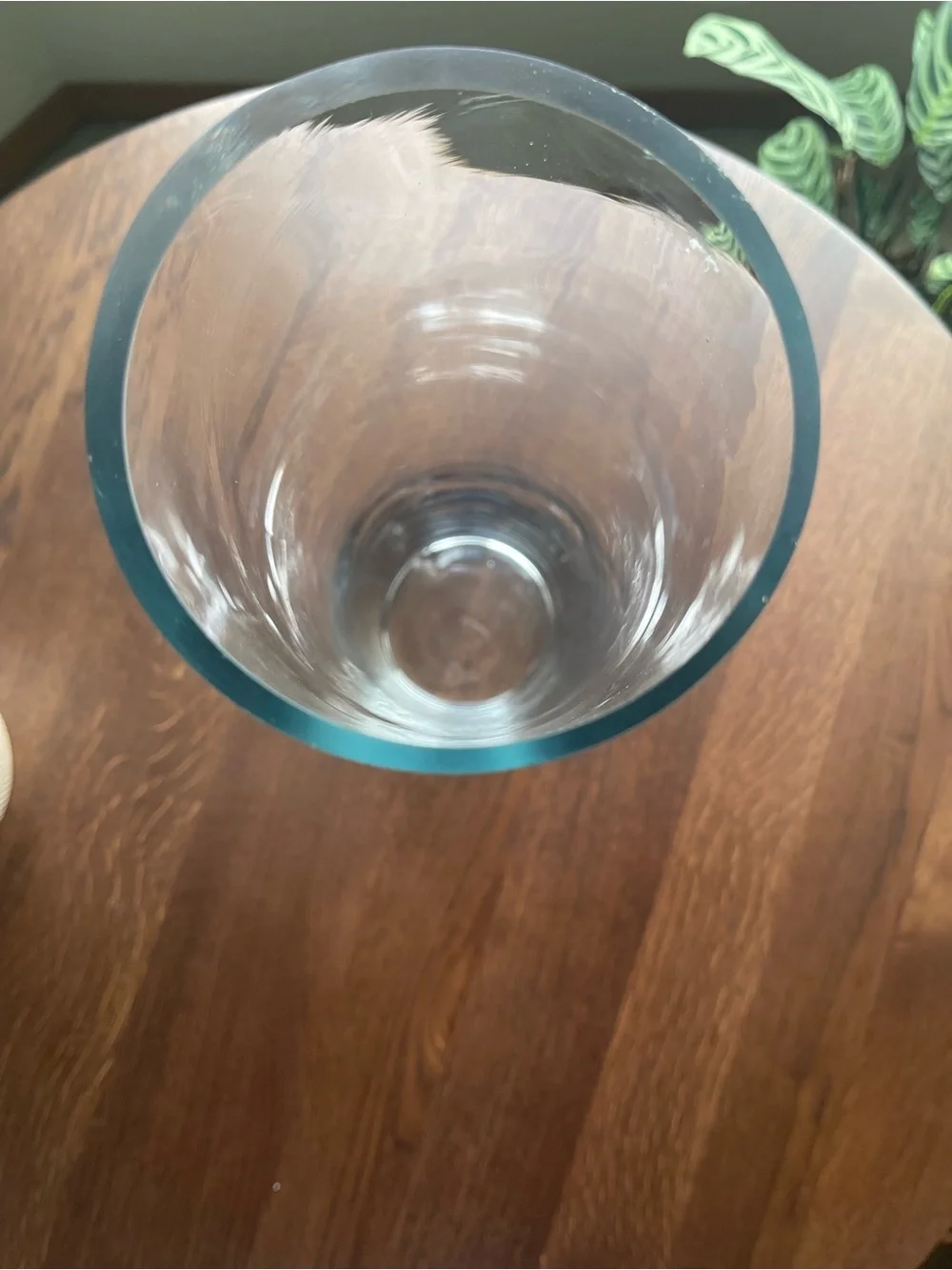 Clear Glass Tall Cylinder Vase -